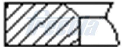Freccia FR10-509600 Кільця поршневі, комплект FR10509600: Приваблива ціна - Купити в Україні на EXIST.UA!
