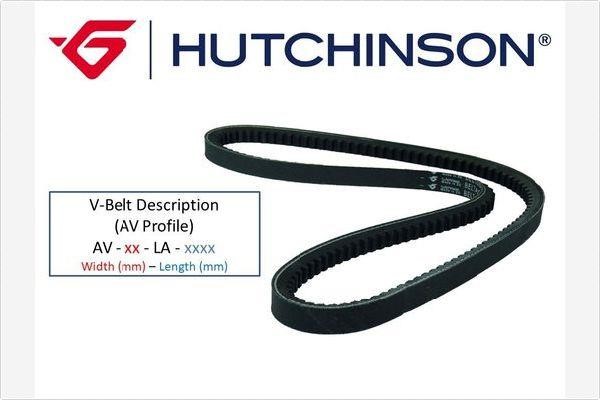 Hutchinson AV 13 835 (LA 850) Ремінь клиновий 13X850 AV13835LA850: Купити в Україні - Добра ціна на EXIST.UA!