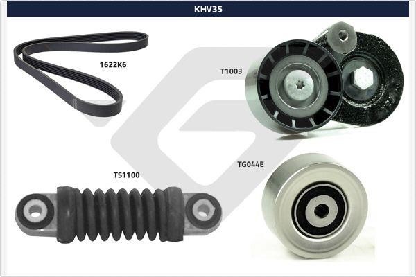  KHV 35 Комплект ременя генератора KHV35: Купити в Україні - Добра ціна на EXIST.UA!
