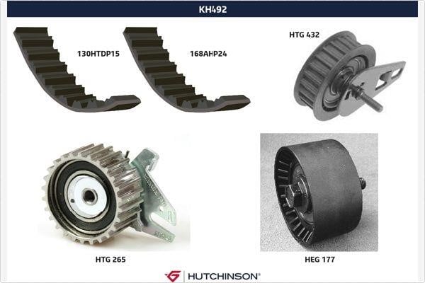 Hutchinson KH 492 Комплект зубчастих ременів KH492: Купити в Україні - Добра ціна на EXIST.UA!