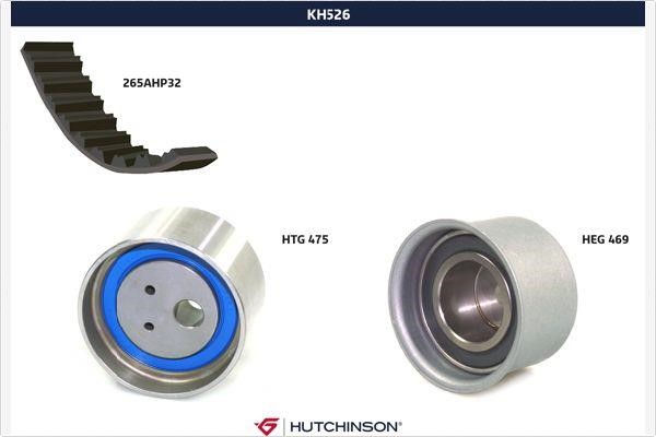 Hutchinson KH526 Комплект зубчастих ременів KH526: Купити в Україні - Добра ціна на EXIST.UA!