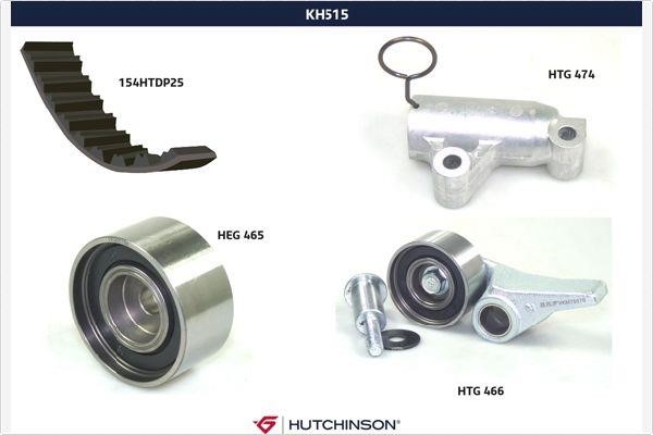 Hutchinson KH515 Комплект зубчастих ременів KH515: Купити в Україні - Добра ціна на EXIST.UA!