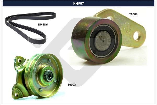 KHV 07 Комплект ременя генератора KHV07: Купити в Україні - Добра ціна на EXIST.UA!