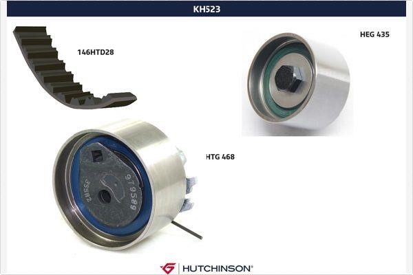 Hutchinson KH523 Комплект зубчастих ременів KH523: Купити в Україні - Добра ціна на EXIST.UA!