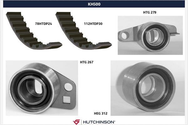 Hutchinson KH 500 Комплект зубчастих ременів KH500: Купити в Україні - Добра ціна на EXIST.UA!