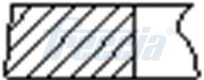Кольца поршневые, комплект Freccia FR10-200160