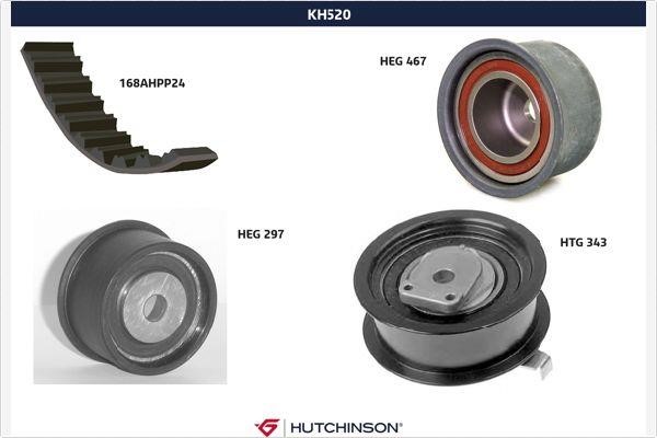 Hutchinson KH520 Комплект зубчастих ременів KH520: Приваблива ціна - Купити в Україні на EXIST.UA!