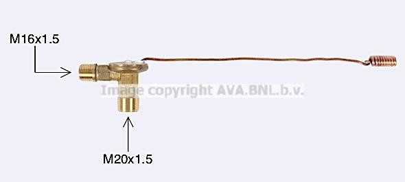 AVA DW1434 Клапан розширювальний кондиціонеру DW1434: Купити в Україні - Добра ціна на EXIST.UA!