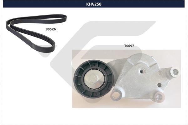 Hutchinson KHV 258 Комплект ременя генератора KHV258: Купити в Україні - Добра ціна на EXIST.UA!