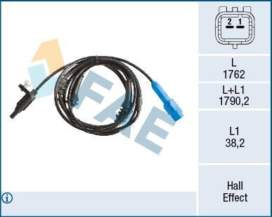 FAE 78516 Датчик АБС (ABS) 78516: Купити в Україні - Добра ціна на EXIST.UA!