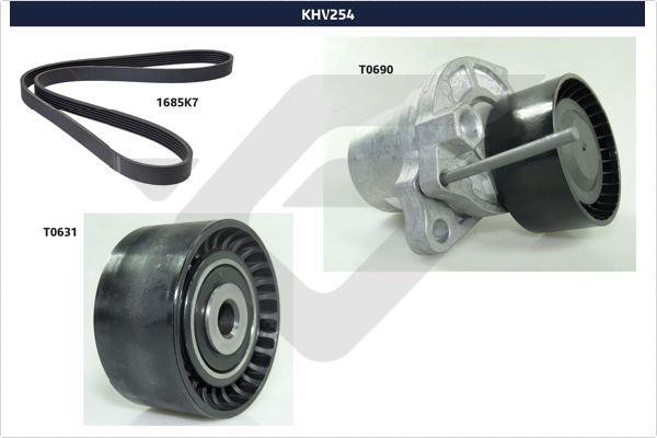 Hutchinson KHV 254 Комплект ременя генератора KHV254: Купити в Україні - Добра ціна на EXIST.UA!