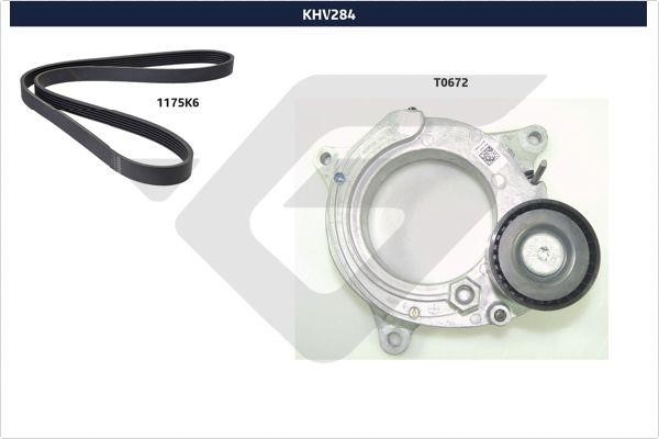 Hutchinson KHV 284 Комплект ременя генератора KHV284: Купити в Україні - Добра ціна на EXIST.UA!
