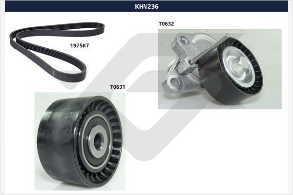 Hutchinson KHV 236 Комплект ременя генератора KHV236: Купити в Україні - Добра ціна на EXIST.UA!