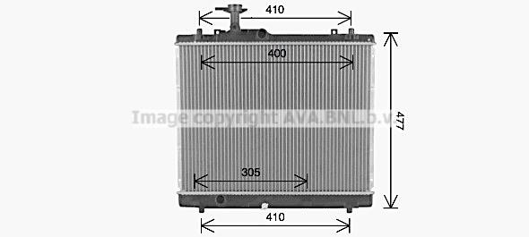 AVA SZ2160 Радіатор, охолодження двигуна SZ2160: Купити в Україні - Добра ціна на EXIST.UA!