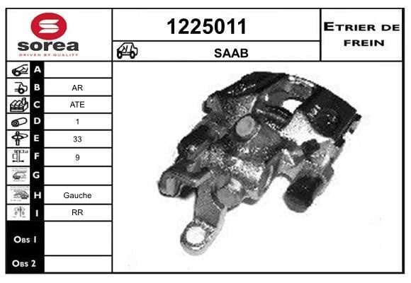 SNRA 1225011 Супорт гальмівний 1225011: Купити в Україні - Добра ціна на EXIST.UA!