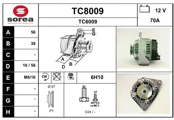 SNRA TC8009 Генератор TC8009: Купити в Україні - Добра ціна на EXIST.UA!