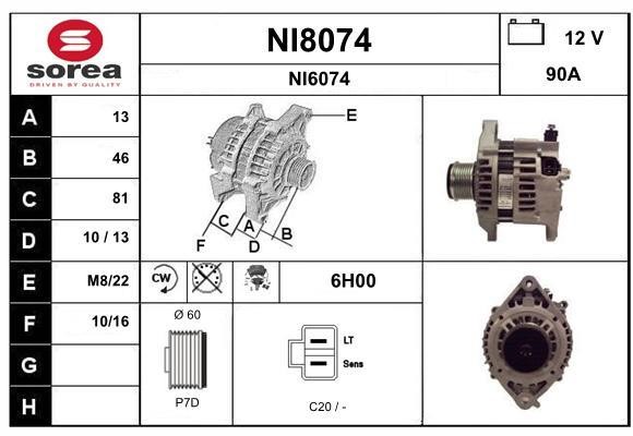 SNRA NI8074 Генератор NI8074: Купити в Україні - Добра ціна на EXIST.UA!