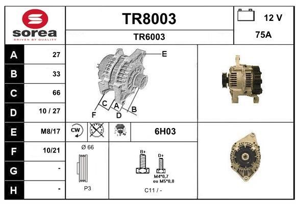 SNRA TR8003 Генератор TR8003: Купити в Україні - Добра ціна на EXIST.UA!