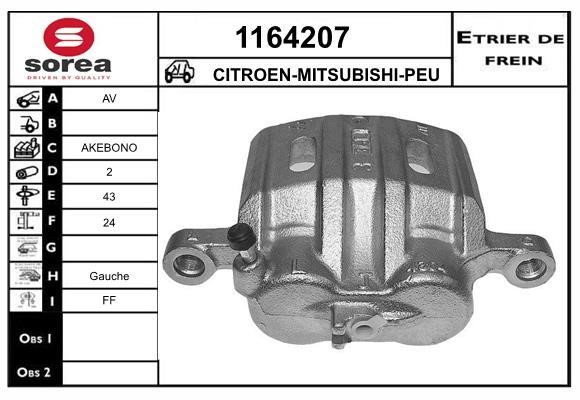 SNRA 1164207 Супорт гальмівний 1164207: Купити в Україні - Добра ціна на EXIST.UA!