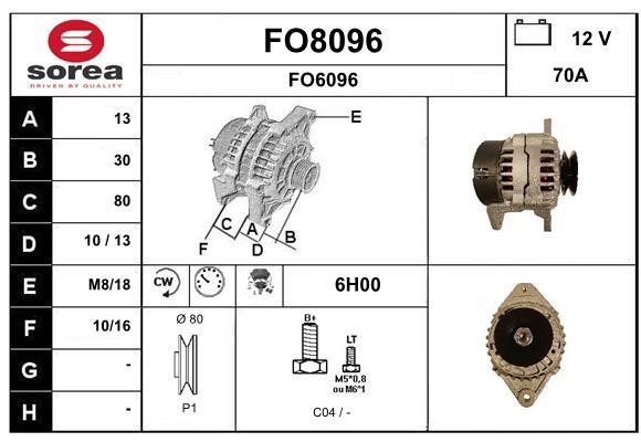 SNRA FO8096 Генератор FO8096: Купити в Україні - Добра ціна на EXIST.UA!