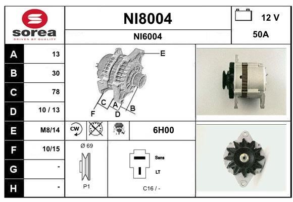SNRA NI8004 Генератор NI8004: Купити в Україні - Добра ціна на EXIST.UA!