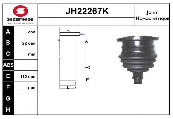SNRA JH22267K Шарнір рівних кутових швидкостей (ШРКШ) JH22267K: Купити в Україні - Добра ціна на EXIST.UA!