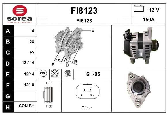 SNRA FI8123 Генератор FI8123: Купити в Україні - Добра ціна на EXIST.UA!