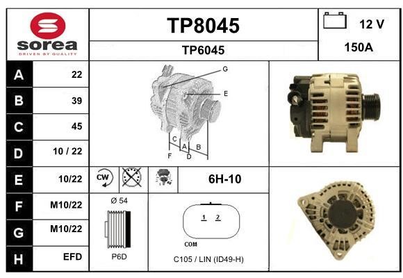 SNRA TP8045 Генератор TP8045: Купити в Україні - Добра ціна на EXIST.UA!