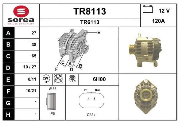 SNRA TR8113 Генератор TR8113: Купити в Україні - Добра ціна на EXIST.UA!