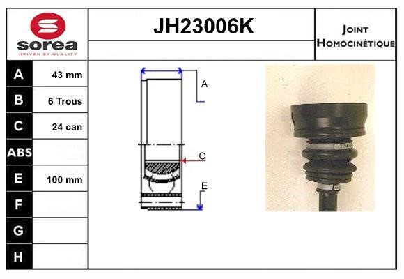 SNRA JH23006K Шарнір рівних кутових швидкостей (ШРКШ) JH23006K: Купити в Україні - Добра ціна на EXIST.UA!