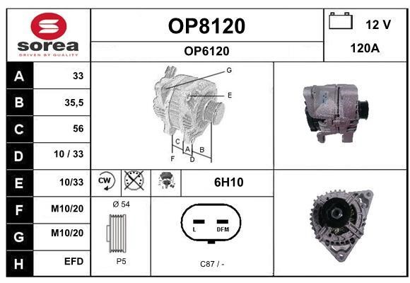 SNRA OP8120 Генератор OP8120: Купити в Україні - Добра ціна на EXIST.UA!