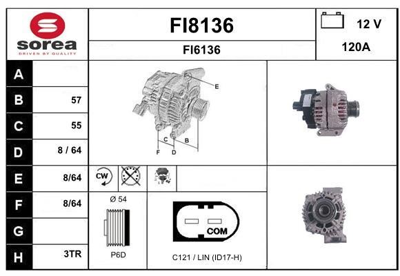 SNRA FI8136 Генератор FI8136: Купити в Україні - Добра ціна на EXIST.UA!