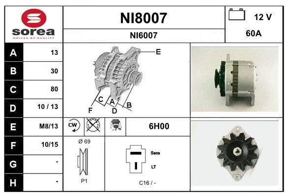 SNRA NI8007 Генератор NI8007: Купити в Україні - Добра ціна на EXIST.UA!