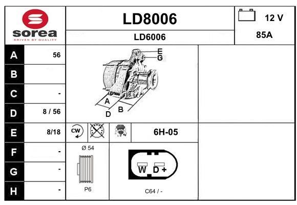 SNRA LD8006 Генератор LD8006: Купити в Україні - Добра ціна на EXIST.UA!
