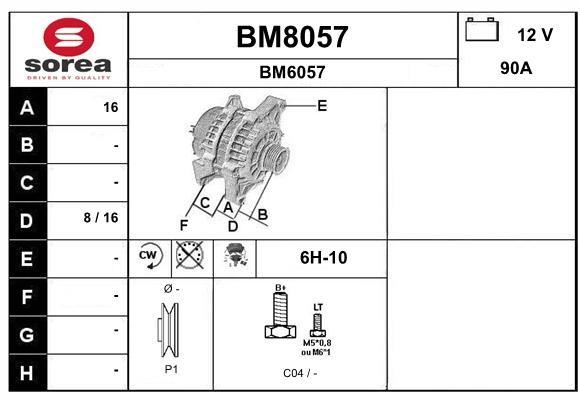 SNRA BM8057 Генератор BM8057: Купити в Україні - Добра ціна на EXIST.UA!