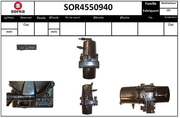 SNRA SOR4550940 Насос гідропідсилювача керма SOR4550940: Купити в Україні - Добра ціна на EXIST.UA!