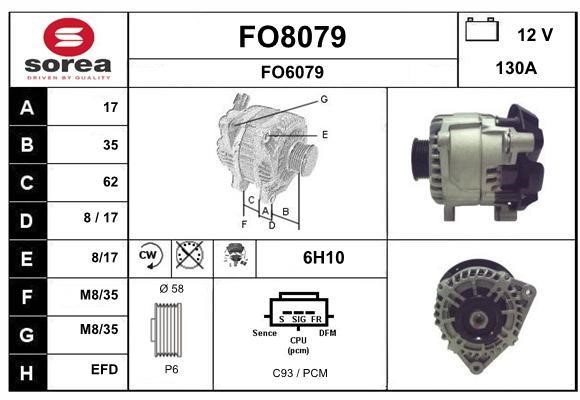 SNRA FO8079 Генератор FO8079: Купити в Україні - Добра ціна на EXIST.UA!