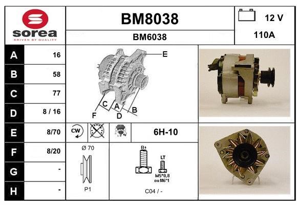 SNRA BM8038 Генератор BM8038: Купити в Україні - Добра ціна на EXIST.UA!
