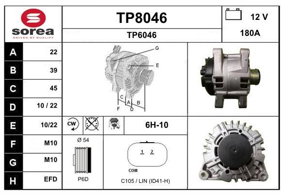 SNRA TP8046 Генератор TP8046: Купити в Україні - Добра ціна на EXIST.UA!
