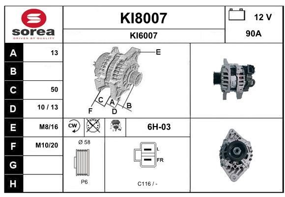 SNRA KI8007 Генератор KI8007: Купити в Україні - Добра ціна на EXIST.UA!