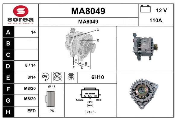 SNRA MA8049 Генератор MA8049: Купити в Україні - Добра ціна на EXIST.UA!