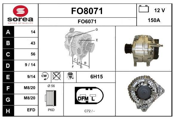 SNRA FO8071 Генератор FO8071: Купити в Україні - Добра ціна на EXIST.UA!