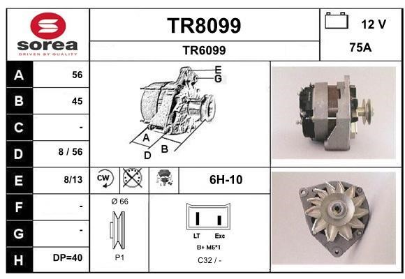 SNRA TR8099 Генератор TR8099: Купити в Україні - Добра ціна на EXIST.UA!