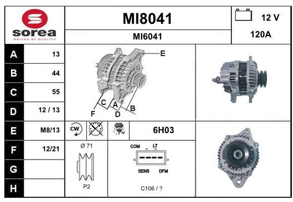 SNRA MI8041 Генератор MI8041: Купити в Україні - Добра ціна на EXIST.UA!