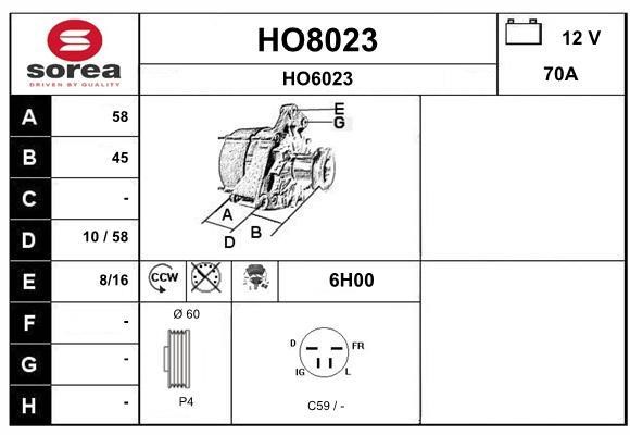SNRA HO8023 Генератор HO8023: Купити в Україні - Добра ціна на EXIST.UA!