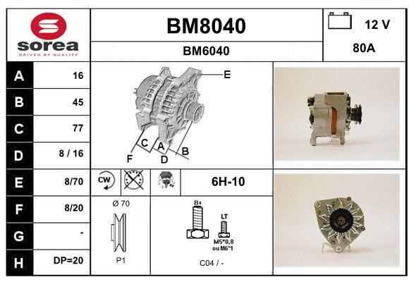 SNRA BM8040 Генератор BM8040: Купити в Україні - Добра ціна на EXIST.UA!