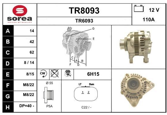 SNRA TR8093 Генератор TR8093: Купити в Україні - Добра ціна на EXIST.UA!