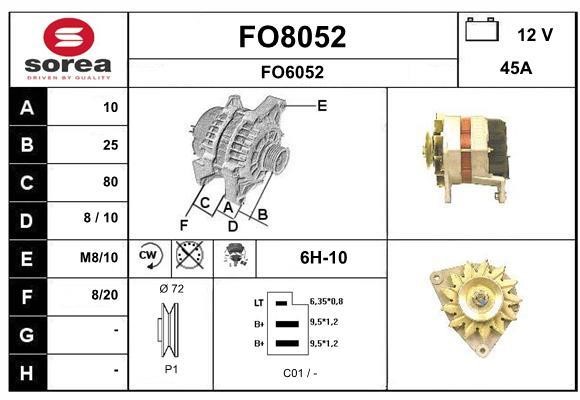 SNRA FO8052 Генератор FO8052: Купити в Україні - Добра ціна на EXIST.UA!
