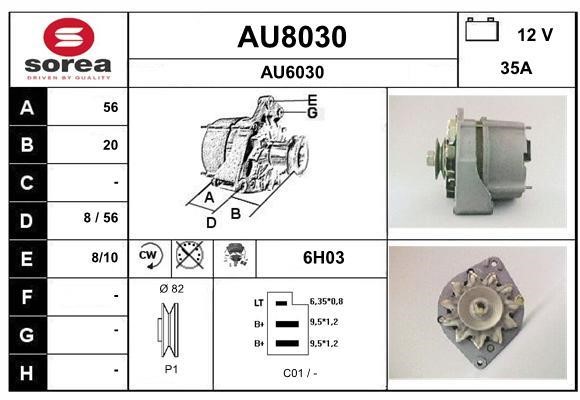 SNRA AU8030 Генератор AU8030: Купити в Україні - Добра ціна на EXIST.UA!
