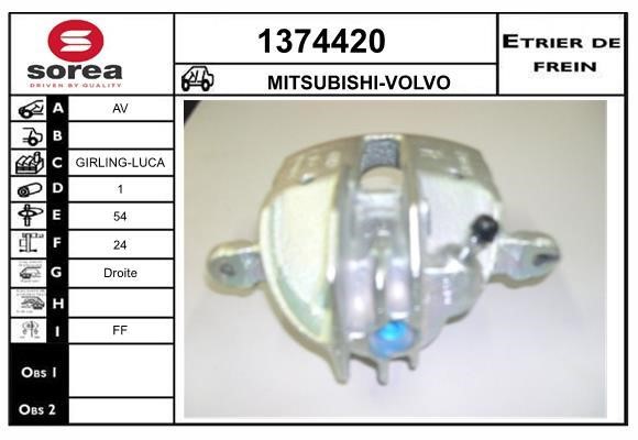 SNRA 1374420 Супорт гальмівний передній правий 1374420: Купити в Україні - Добра ціна на EXIST.UA!